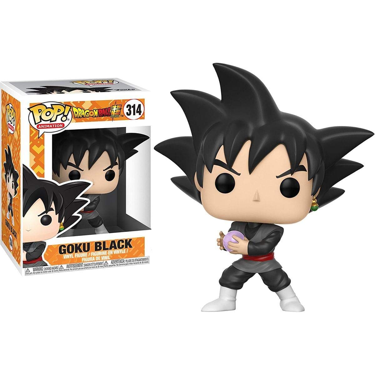 Funko Pop! Dragon Ball Super Goku Black figure for display and collection.