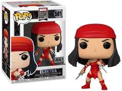 Funko Elektra First Appearance exclusive figure, front view, perfect for Marvel collection display