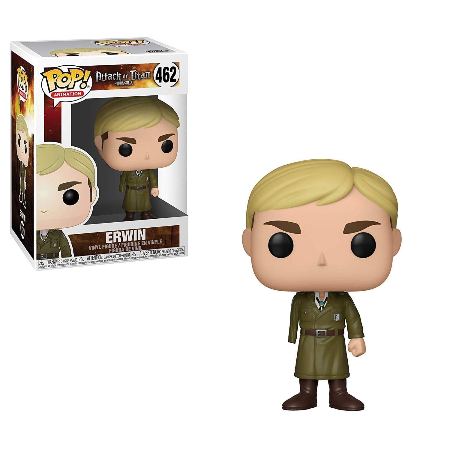 Funko Pop! Erwin one-armed vinyl figure ready for display and collection.