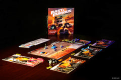 Funko Fast & Furious Highway Heist Game Team Toretto characters on cards ready for strategy