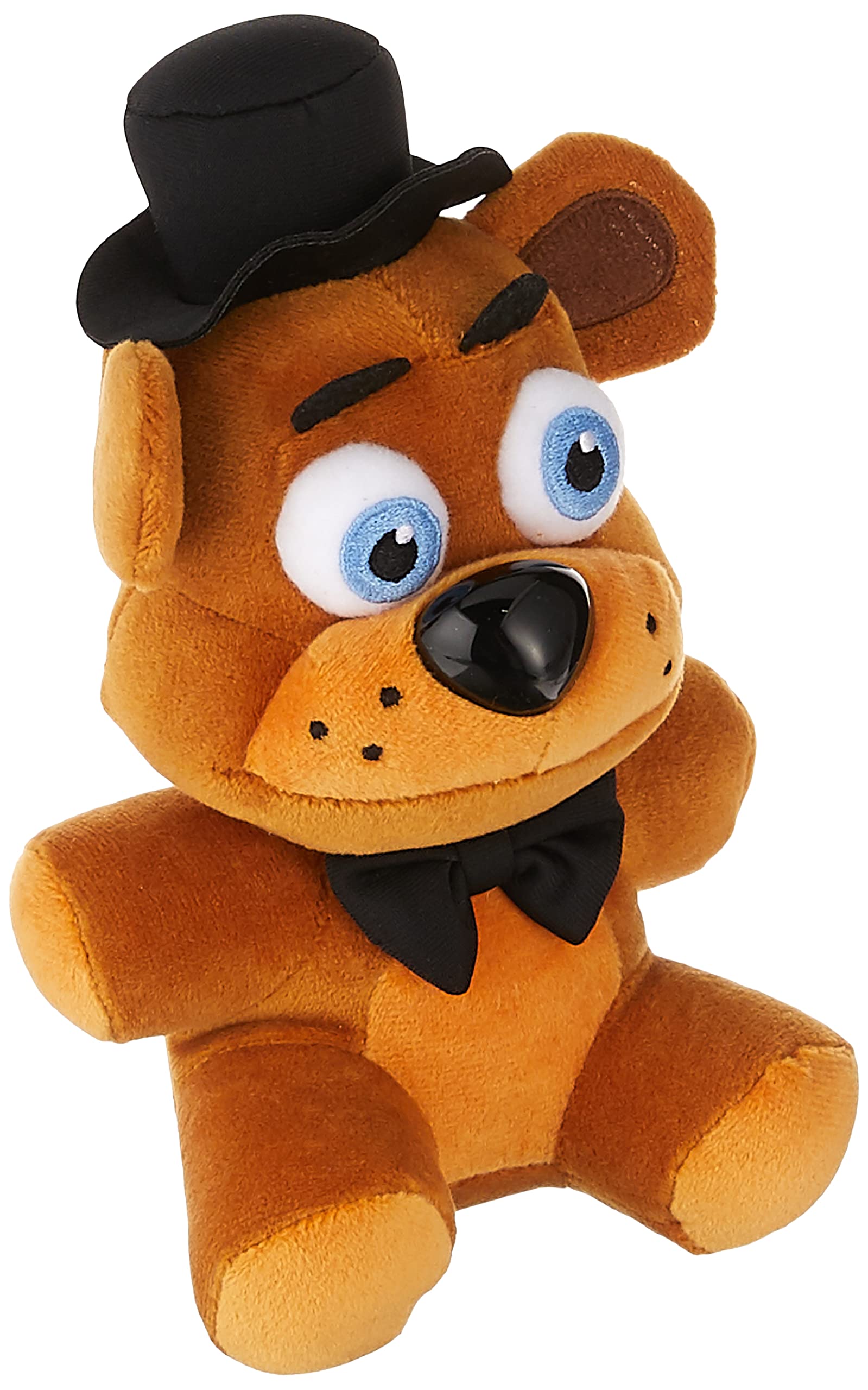 Funko Fazbear plush 6-inch back view shows soft fabric for cozy display.