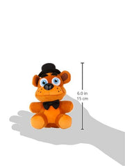 Funko Fazbear plush 6-inch side view ideal for shelves and gifting.