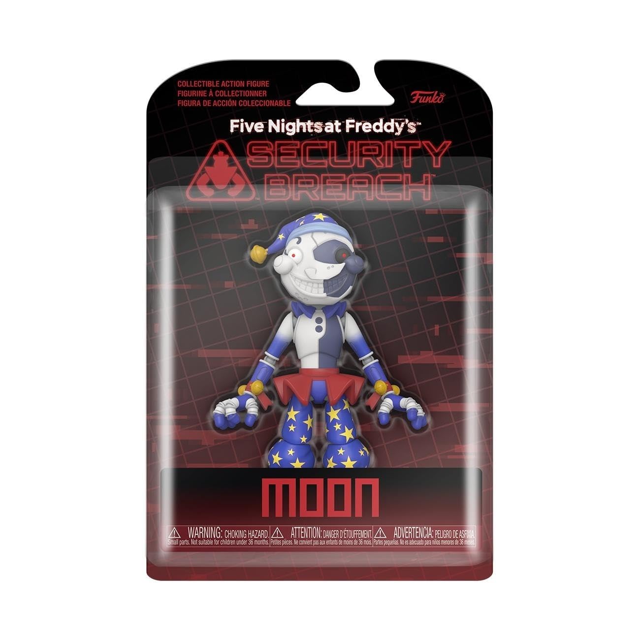 Funko Moon FNAF action figure in display box for collectors