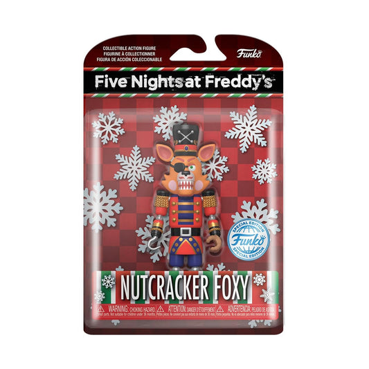 Funko FNAF Nutcracker Foxy front view shows premium vinyl detail for display.