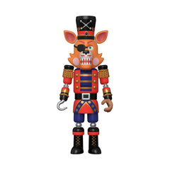 Funko FNAF Nutcracker Foxy side view highlights collectible poseability for shelves.
