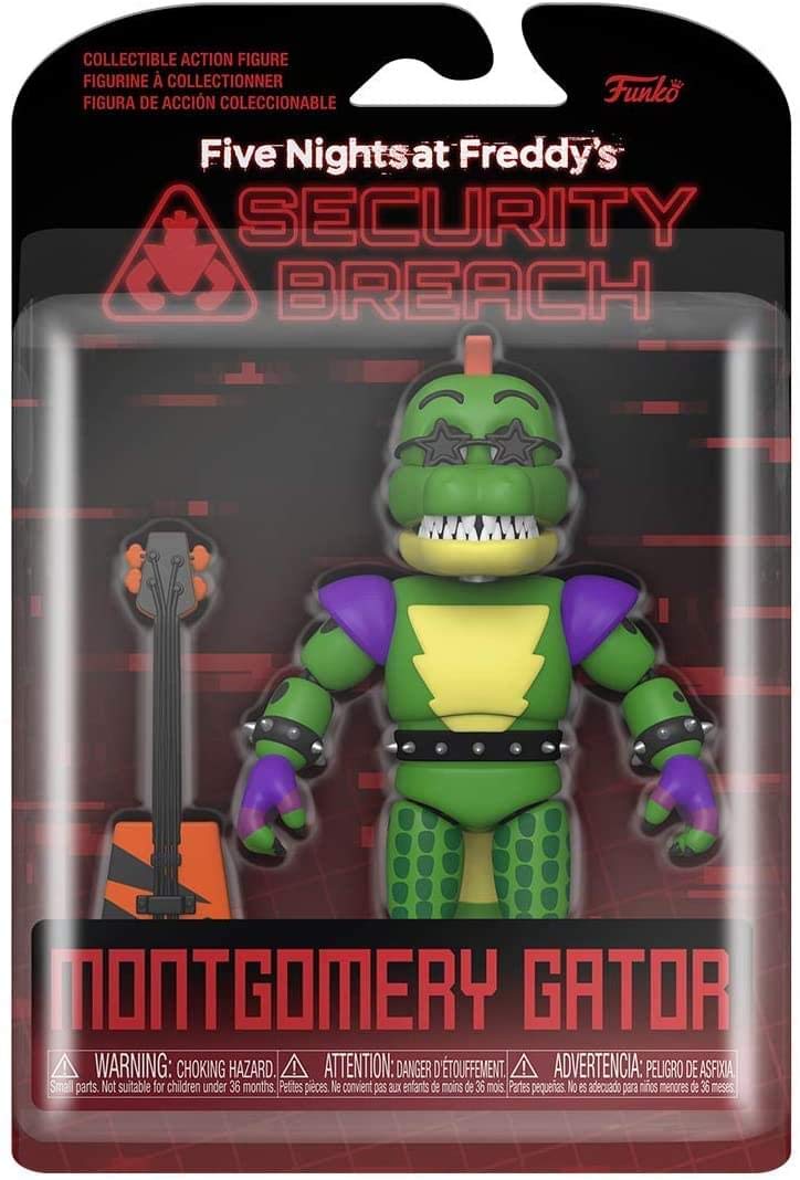 Funko FNAF Montgomery Gator front view for eye catching display