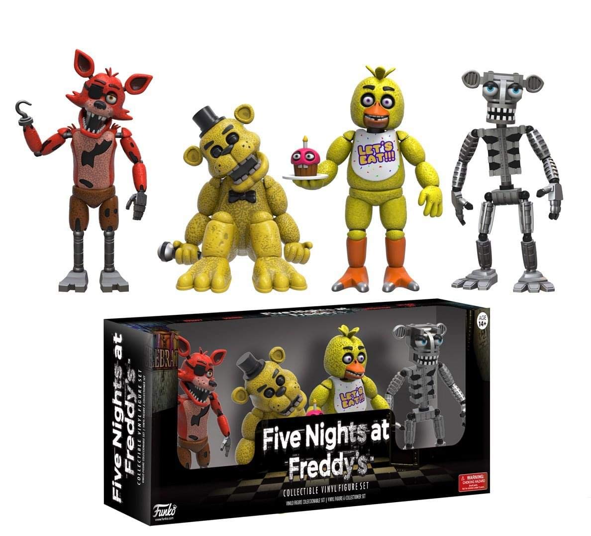 Funko FNAF4 Gold Freddy figure 2inch adds variety to shelves.