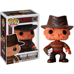 Funko Freddy Krueger POP! figure for display with iconic Nightmare on Elm Street styling.