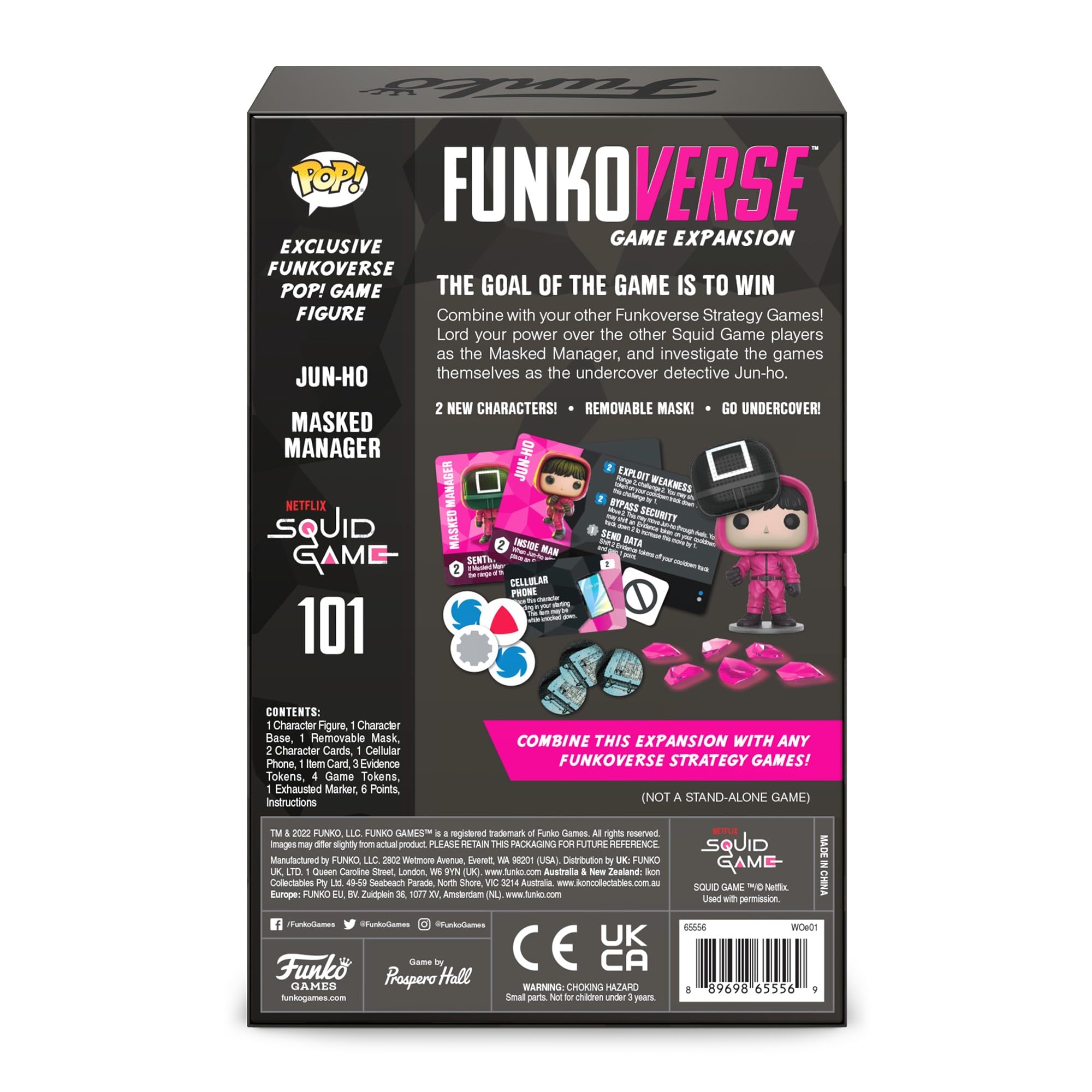 Funko Funkoverse Squid Game 101 Expansion Jun-ho undercover detective figure.