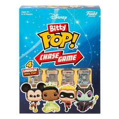 Funko Games Bitty Pop Chase Disney Mickey finish line scene for fast-paced play
