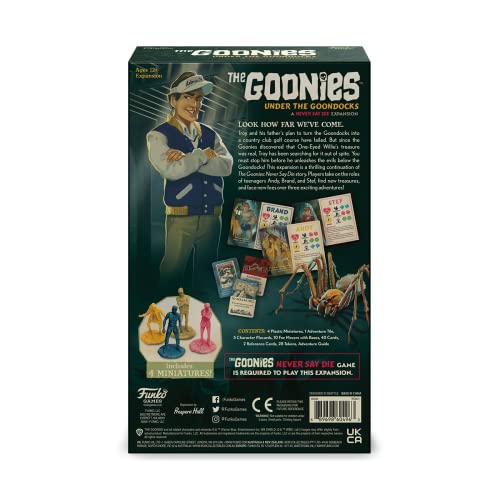 Three new adventures illustration highlighting ongoing Goonies story and new challenges.