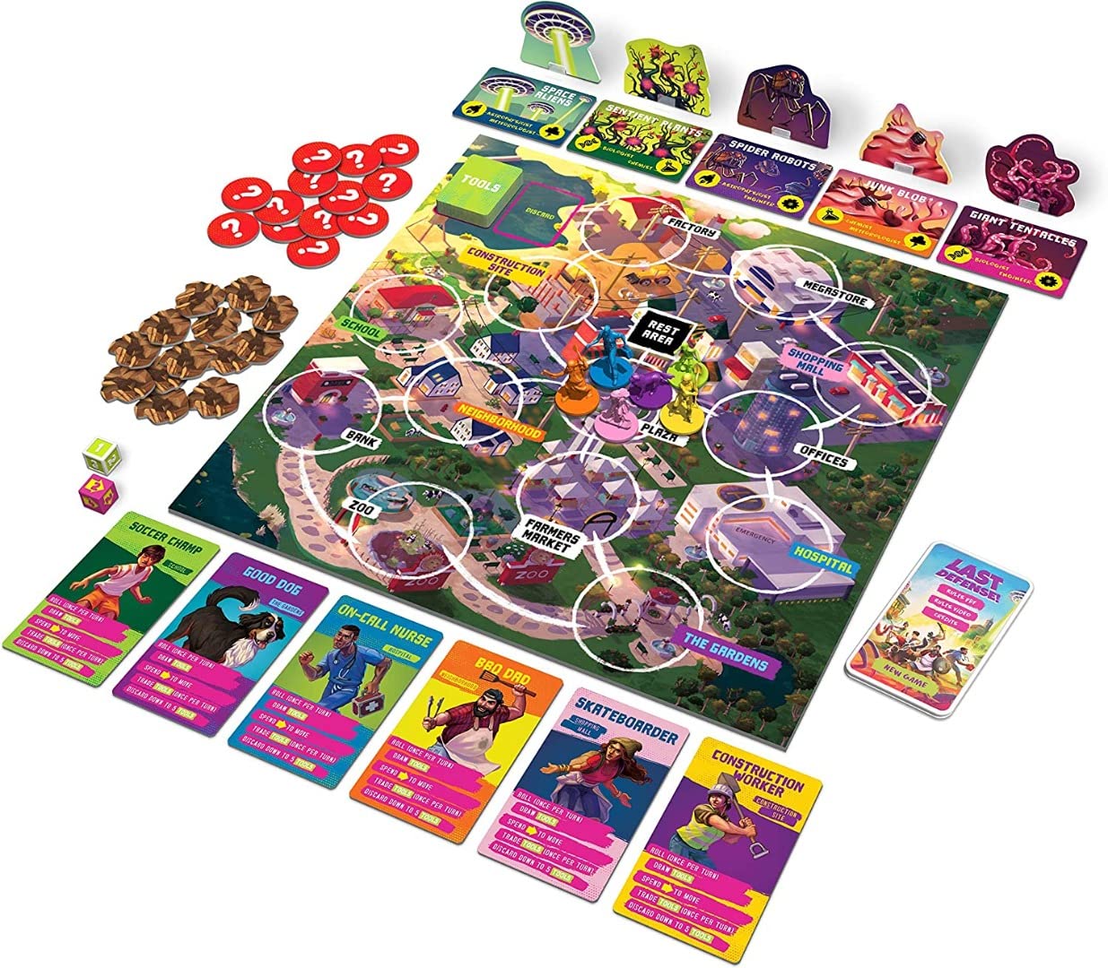 Funko Games Last Defense action play scene highlights cooperative play for families
