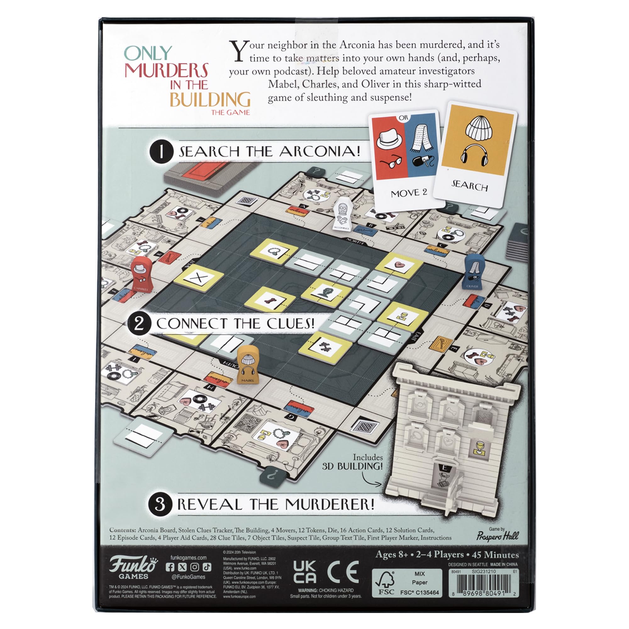 FUNKO GAMES Episode cards fuel the narrative and refine theories with fresh clues.