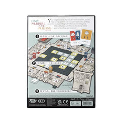 FUNKO GAMES movers figures on the game board help track suspects during tense investigation.