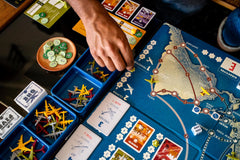Funko Games Pan Am game pieces and markers for smooth turns