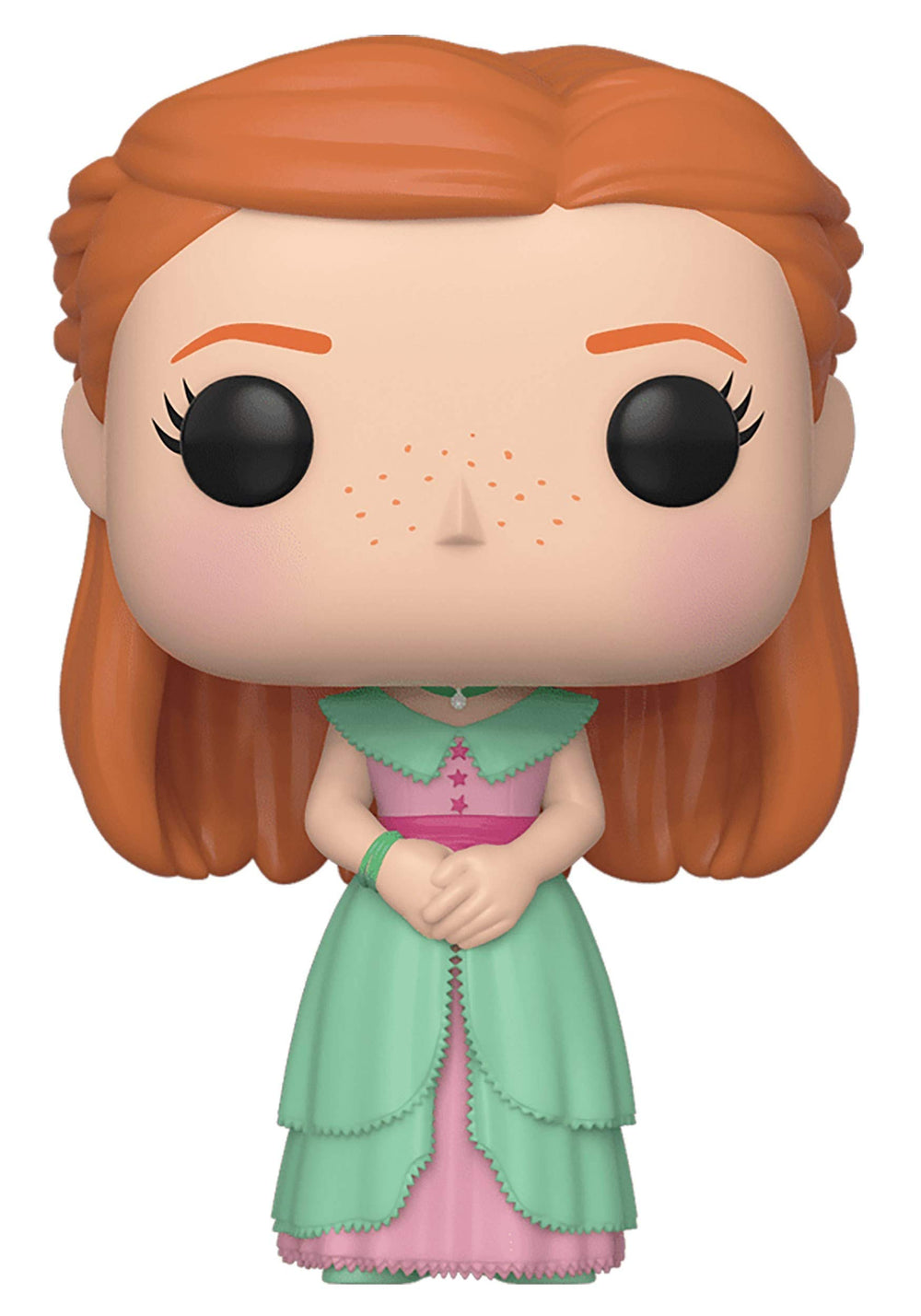 Official Funko packaging for Ginny Weasley Yule figure