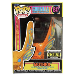 Funko Godzilla Mothra Black Light Pop glow image for vibrant shelf display