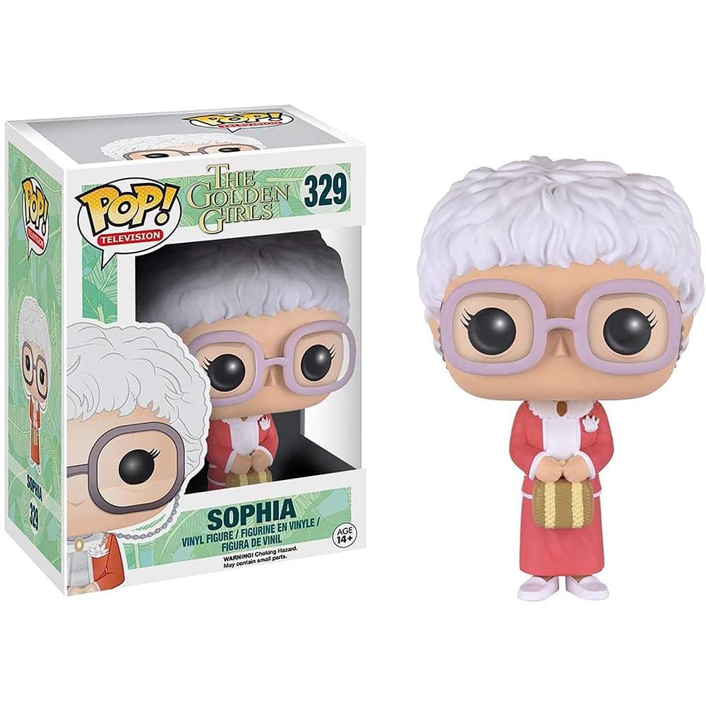 Funko Golden Girls Sophia figure in window box ideal for gifting.