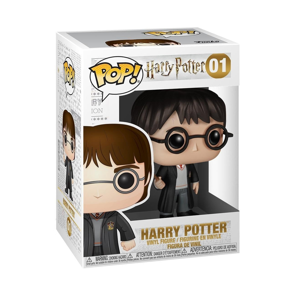Funko Pop! Harry Potter figure standing at 3.75 inches, desk display ready.