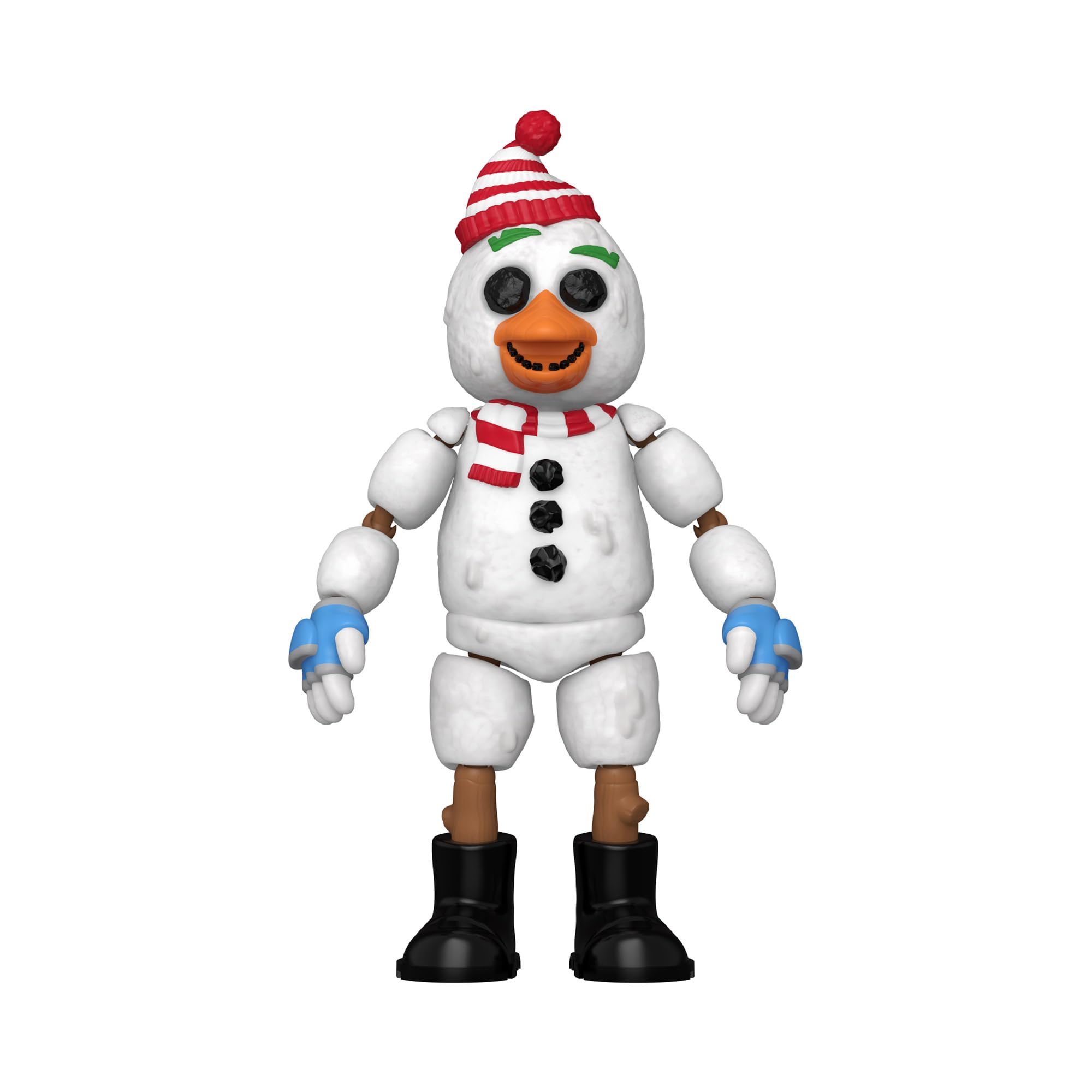 Funko Holiday Chica side view showing poseable charm for display
