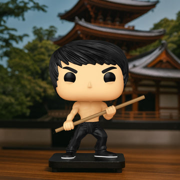 Bruce Lee Funko mini vinyl figure for shelf display