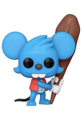 Funko POP Itchy Simpsons front view in multicolor design for display collection