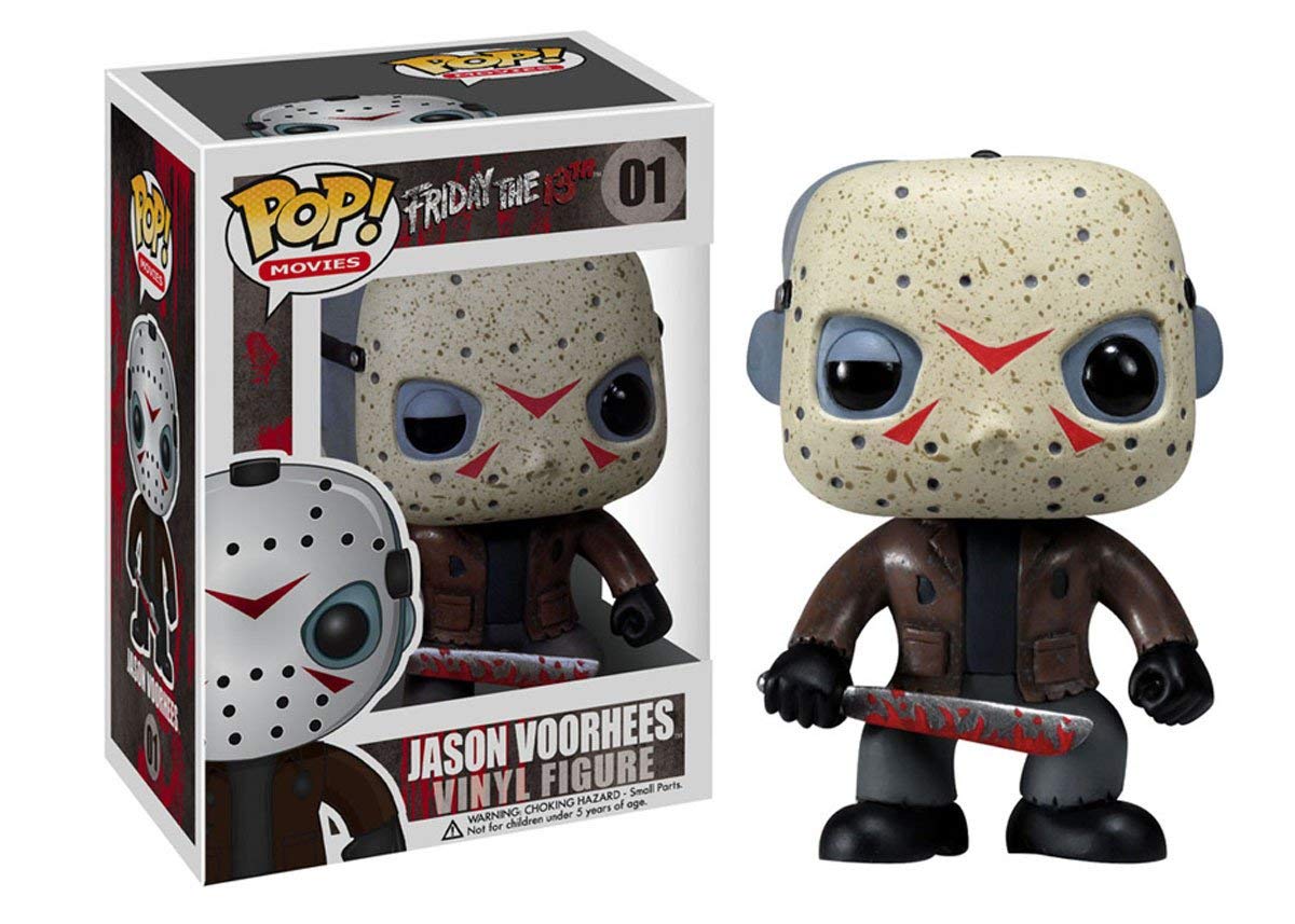 Funko Jason Voorhees Friday the 13th Pop, side view, perfect for shelf collection