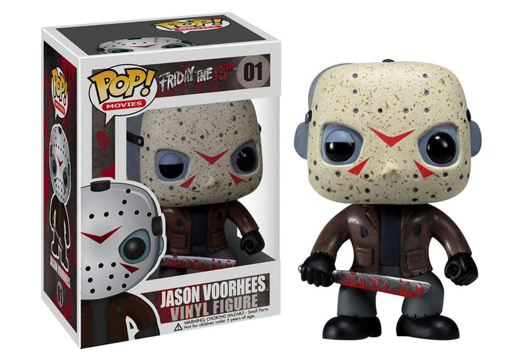 Funko Jason Voorhees Friday the 13th Pop, side view, perfect for shelf collection