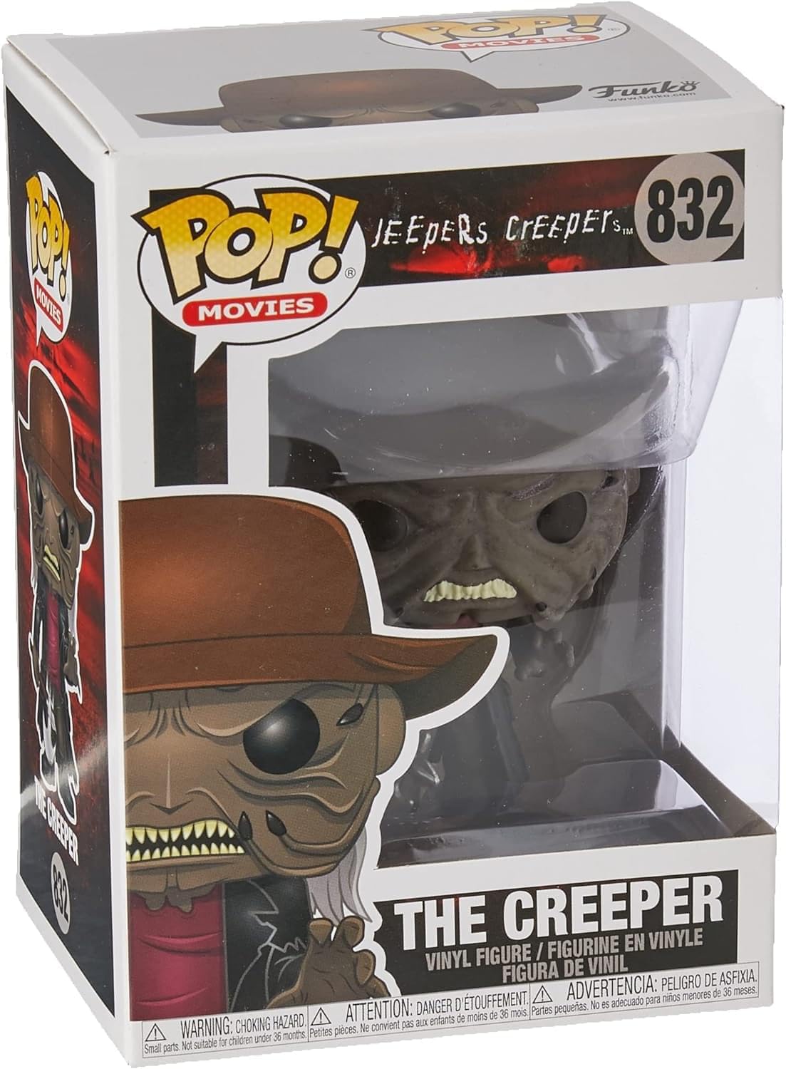 Funko Pop! Jeepers Creepers The Creeper is a conversation starter on any shelf.