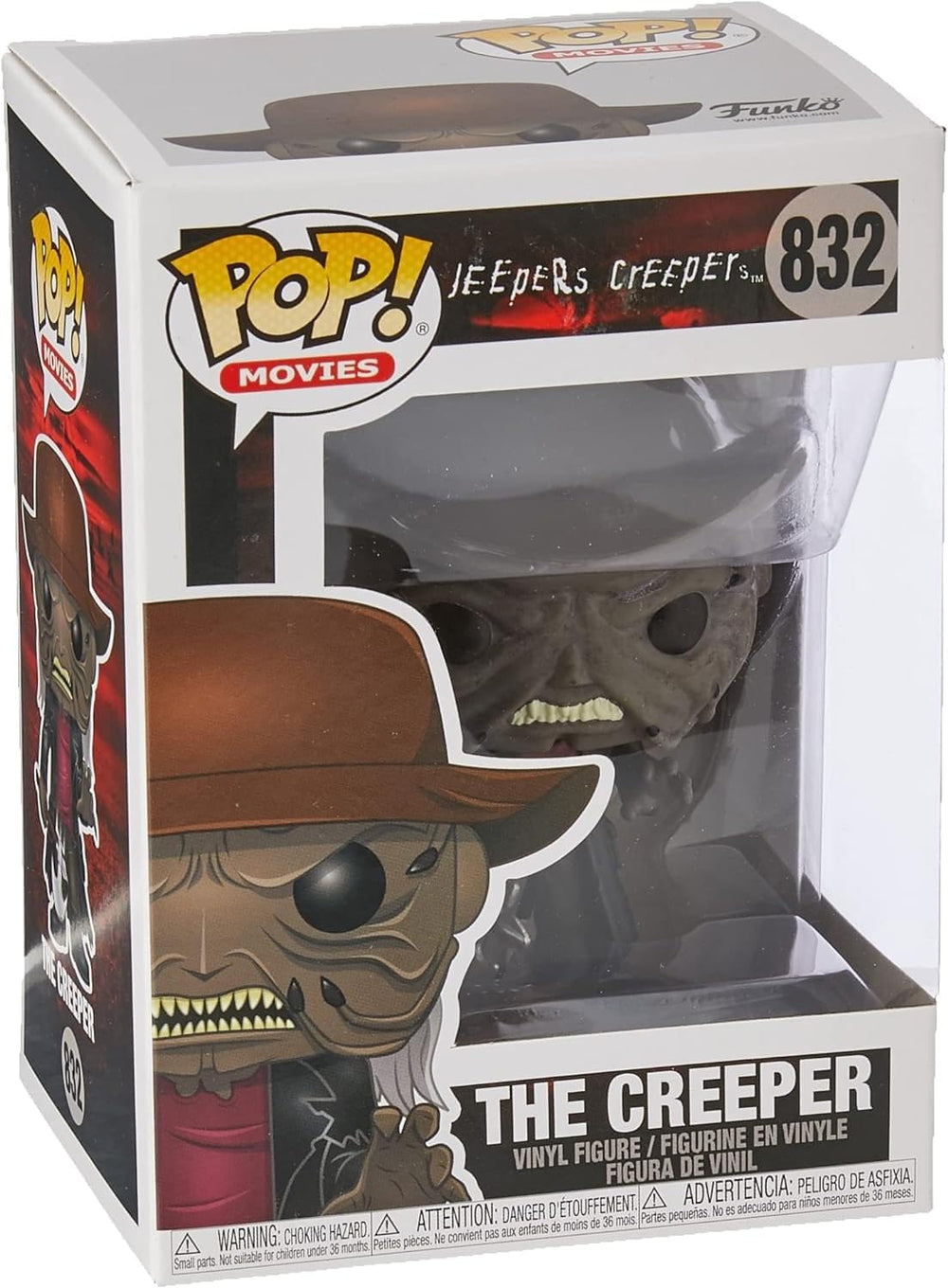 Funko Pop! Jeepers Creepers The Creeper is a conversation starter on any shelf.
