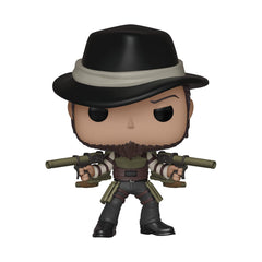 Funko Kenny Attack on Titan Pop figure in window display box.