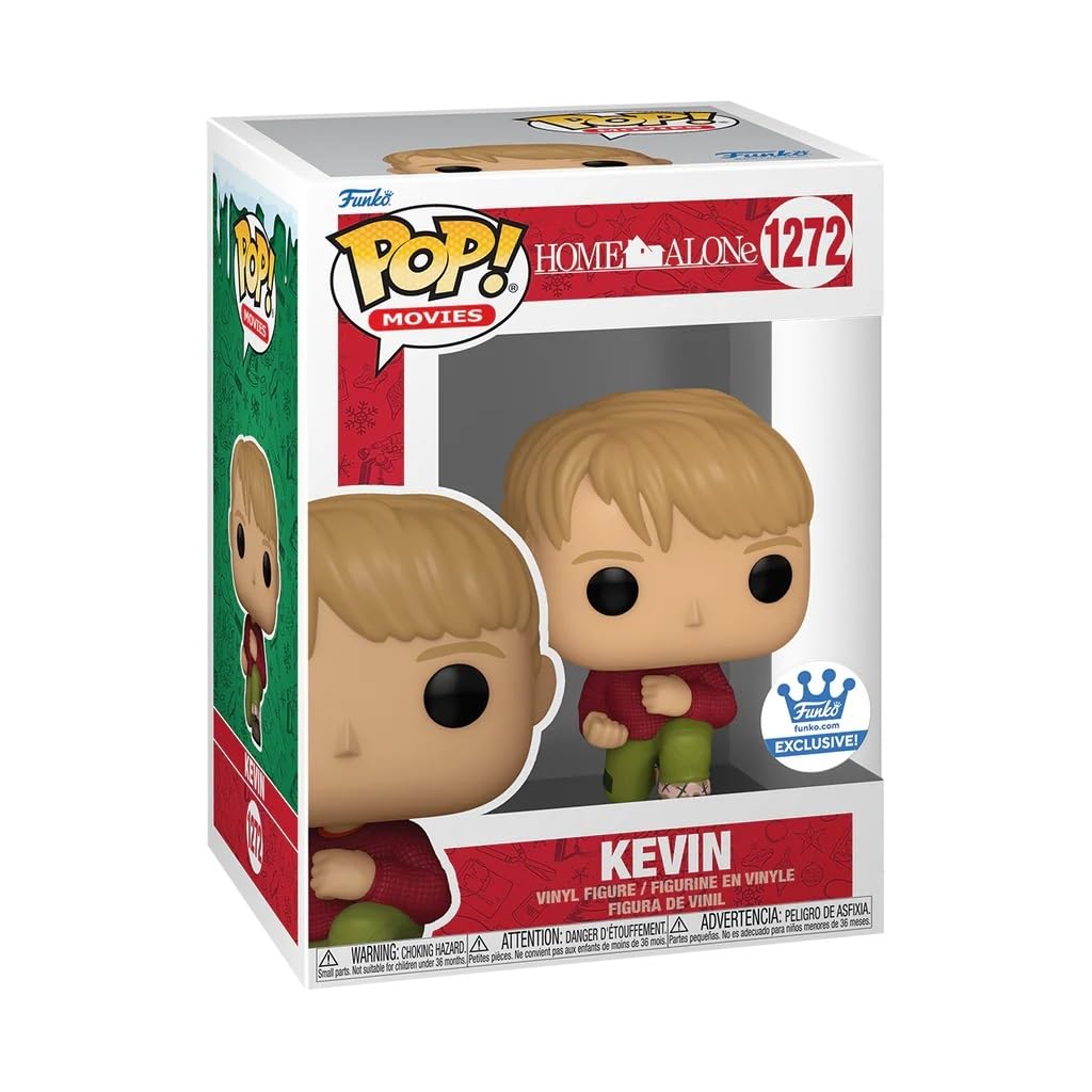 Funko Kevin McCallister Yes! exclusive Pop Vinyl, front view for desk display