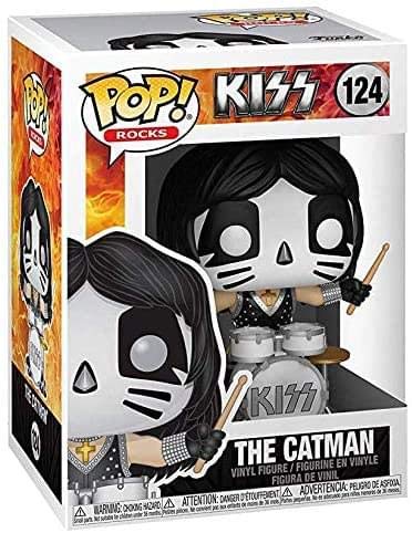 Funko Kiss Catman figure in window display box, ready to gift.