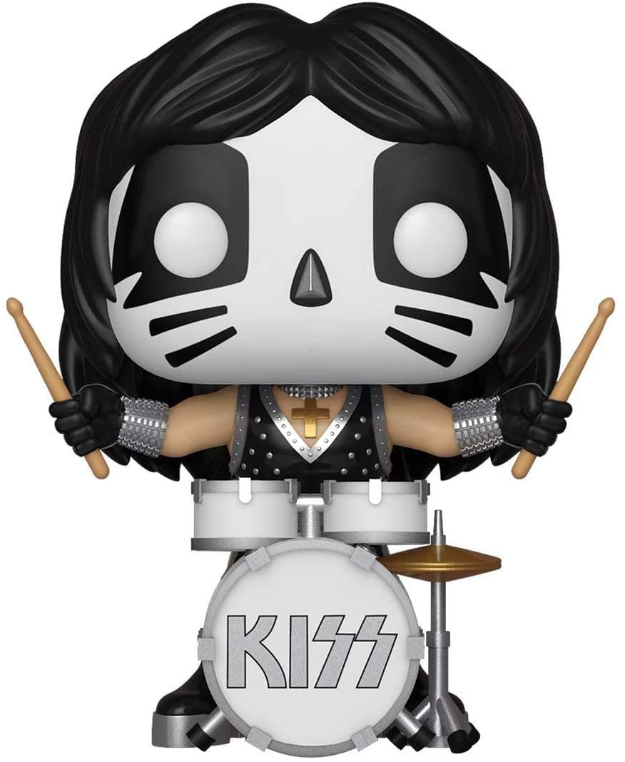 Funko Kiss Catman POP! vinyl side view for dynamic display.