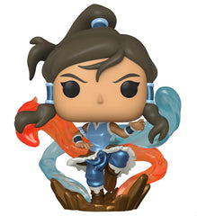 Metallic finish close-up showcases premium styling on the Korra figure