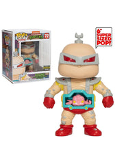 Funko Krang 6-inch Pop! in robot suit, ideal for display.