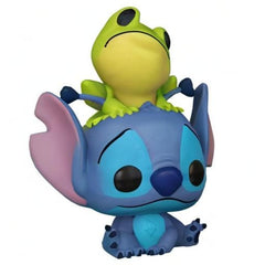 Funko Stitch with Frog Pop collectible from Lilo & Stitch for fans
