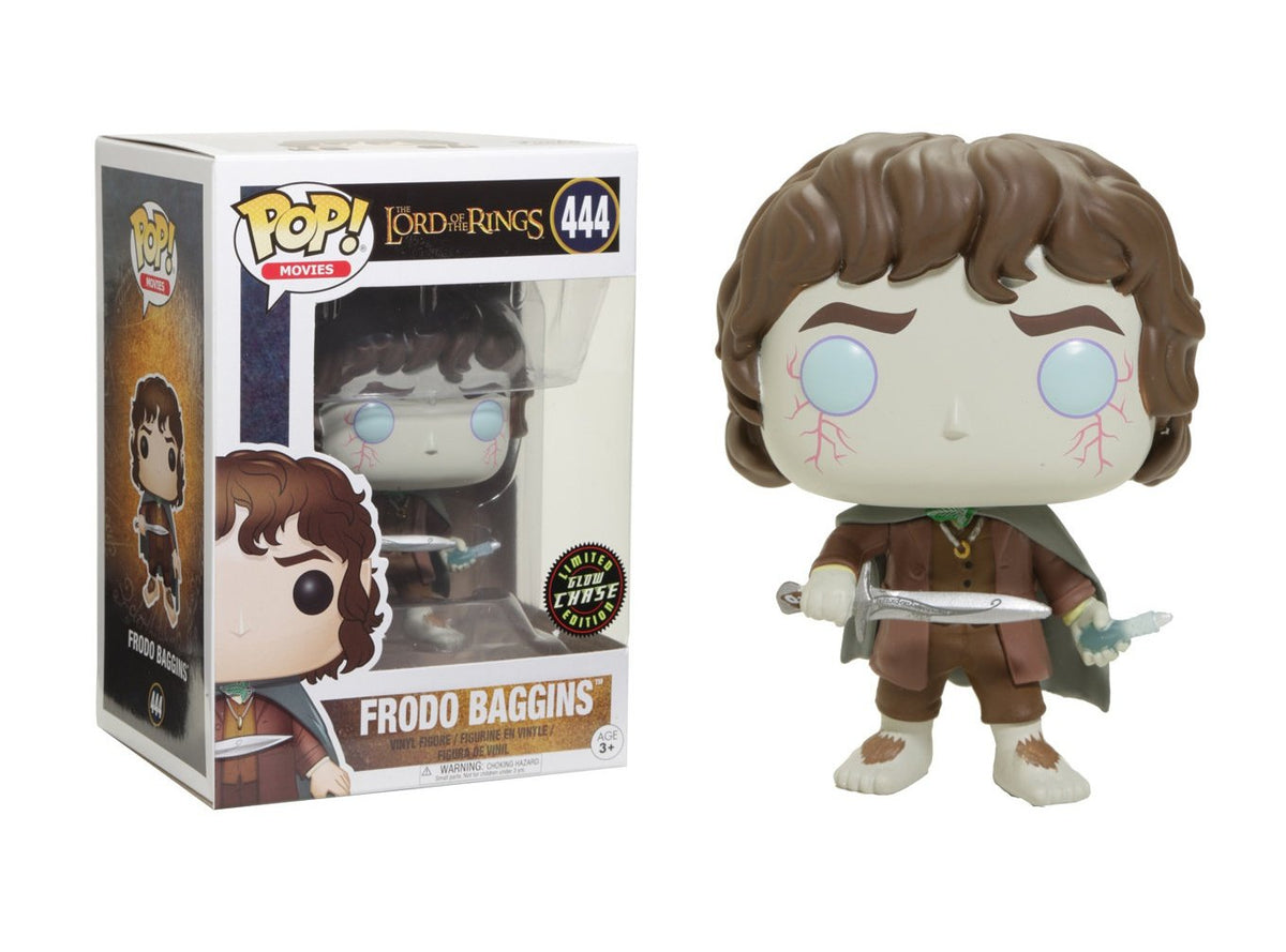 Funko Frodo Spirit Form figure on display shelf highlighting ethereal detail