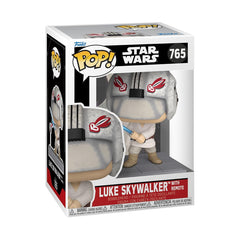 Funko Luke Skywalker Remote figurine on display, compact collectible for shelves