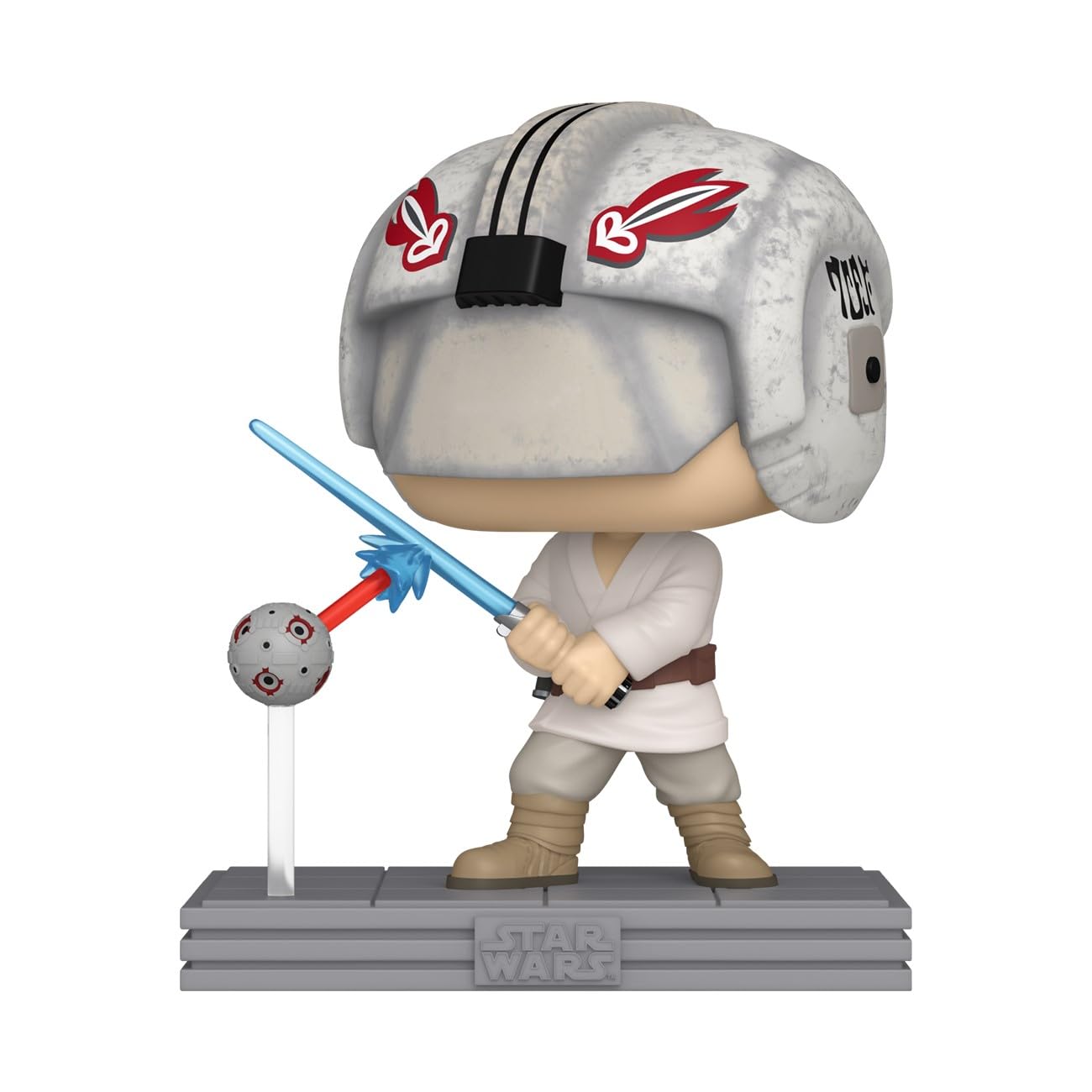 Funko Luke Skywalker Remote side profile, ideal for dynamic display setups