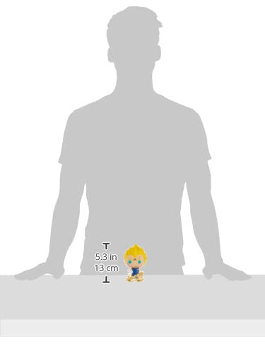 Majin Vegeta profile angle highlighting classic silhouette.