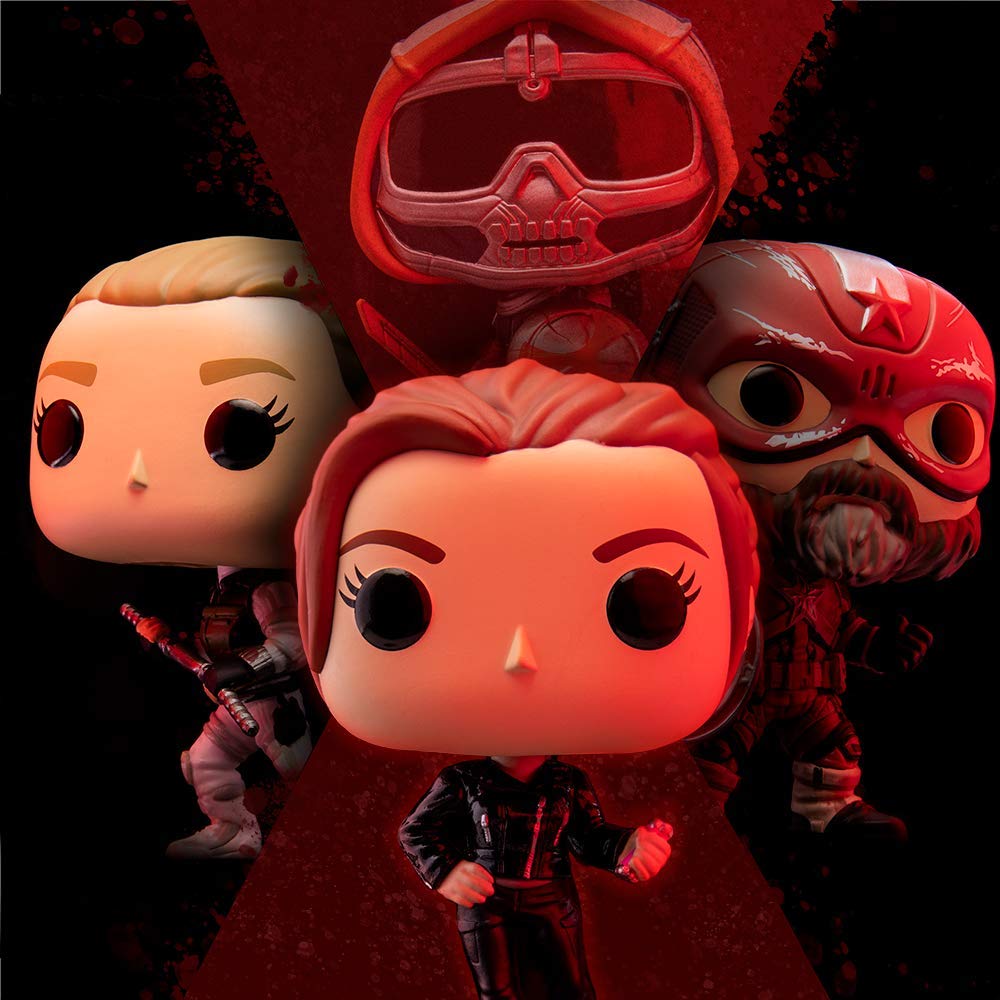 Funko Marvel Black Widow Street figure side angle ideal for shelf display.