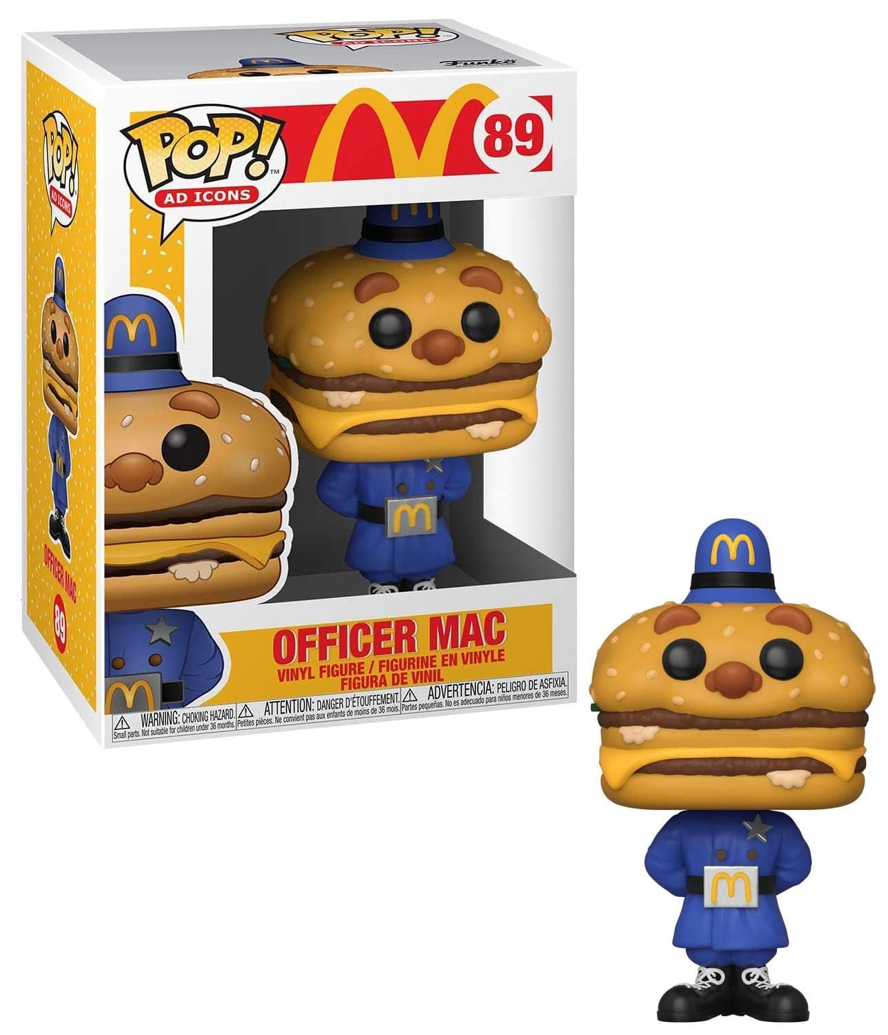 Funko McDonald's Ad Icons display-ready, pairs well with Ronald and Mayor for cohesive collection.