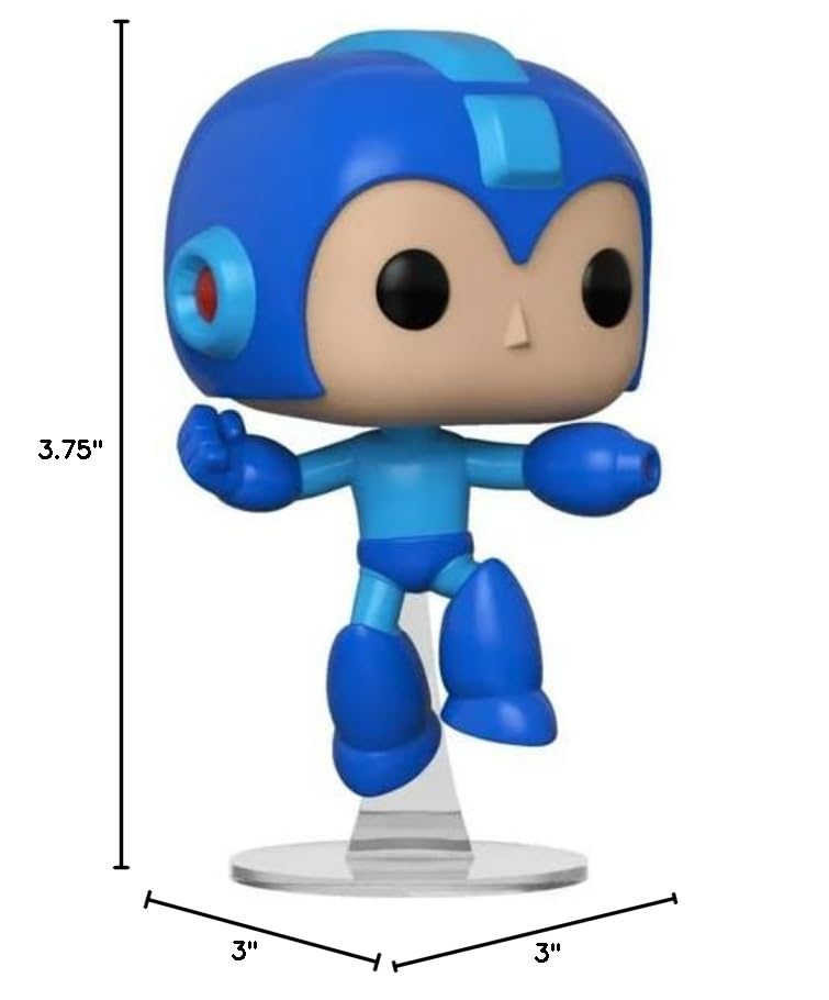 Bright multicolor Funko Pop Megaman design enhances any collection.