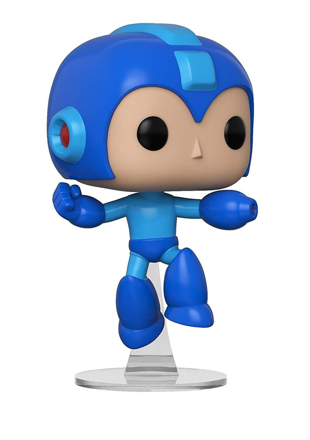 Display-ready Funko Pop Games Megaman Jumping figure boosts shelf appeal.