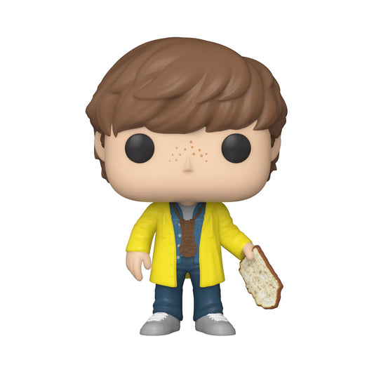 Funko Mikey with Map side view fits on desks and shelves