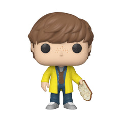 Funko Mikey with Map side view fits on desks and shelves