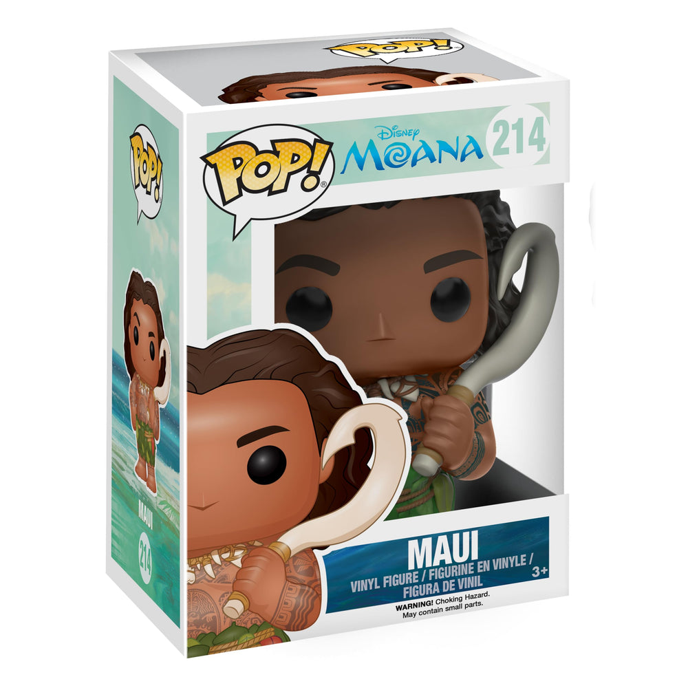 Funko Moana Maui action figure close-up for display and collectability.