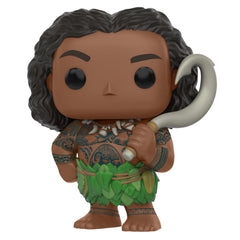 Funko Moana Maui action figure side profile for shelf display.