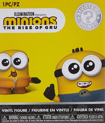 Funko Mystery Minis Minions Rise Gru multicolor packaging, perfect for gifting and unboxing.
